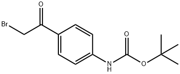 N-BOC-4-(2-BROMO-ACETYL)-ANILINE Structure