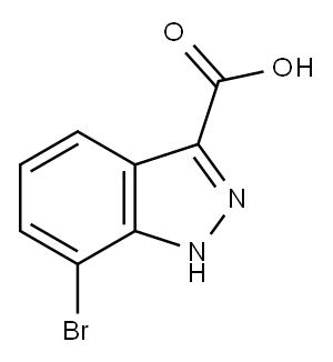 7-BROMO-1H-INDAZOLE-3-CARBOXYLIC ACID Structure