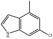 1H-Indole, 6-chloro-4-Methyl- Structure