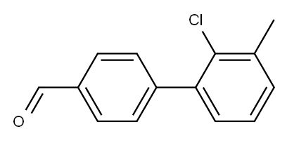 4-(2-Chloro-3-methylphenyl)benzaldehyde Structure