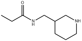 N-PIPERIDIN-3-YLMETHYL-PROPIONAMIDE Structure