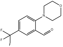 2-MORPHOLINO-5-(TRIFLUOROMETHYL)BENZALDEHYDE Structure