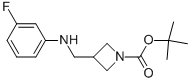 1-BOC-3-[(3-FLUOROPHENYL-AMINO)-METHYL]-AZETIDINE Structure