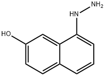 (7-HYDROXY-NAPHTHALEN-1-YL)-HYDRAZINE Structure