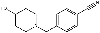 4-(4-HYDROXY-PIPERIDIN-1-YLMETHYL)-BENZONITRILE Structure