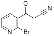 3-(2-BROMO-PYRIDIN-3-YL)-3-OXO-PROPIONITRILE Structure