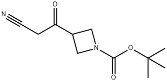 3-(2-CYANO-ACETYL)-AZETIDINE-1-CARBOXYLIC ACID TERT-BUTYL ESTER Structure