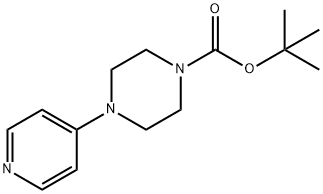 1-PIPERAZINECARBOXYLIC ACID, 4-(4-PYRIDINYL)-, 1,1-DIMETHYLETHYL ESTER Structure