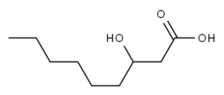 3-HYDROXYNONANOIC ACID Structure
