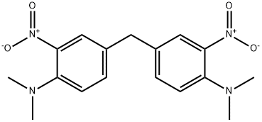 4,4'-methylenebis[N,N-dimethyl-2-nitroaniline] Structure