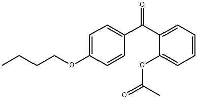2-ACETOXY-4'-BUTOXYBENZOPHENONE Structure