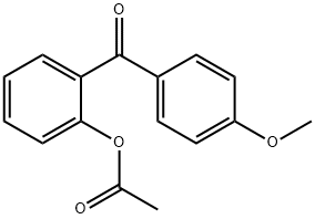 2-ACETOXY-4'-METHOXYBENZOPHENONE Structure