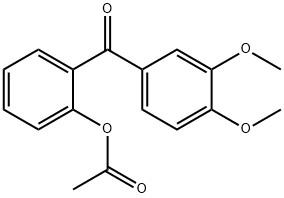 2-ACETOXY-3',4'-METHOXYBENZOPHENONE Structure
