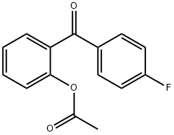 2-ACETOXY-4'-FLUOROBENZOPHENONE Structure