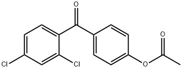 4-ACETOXY-2',4'-DICHLOROBENZOPHENONE Structure