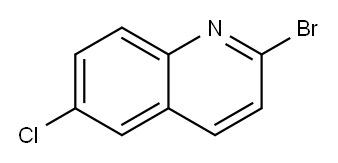2-Bromo-6-chloroquinoline Structure