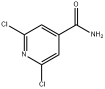 2,6-Dichloroisonicotinamide Structure