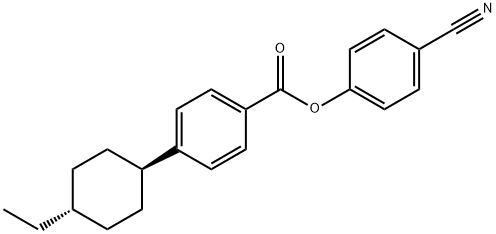 4-cyanophenyl 4-trans-(4-ethylcyclohexyl)benzoate Structure
