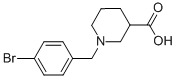 1-(4-BROMO-BENZYL)-PIPERIDINE-3-CARBOXYLIC ACID HYDROCHLORIDE Structure