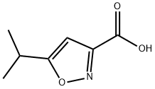 5-Isopropylisoxazole-3-carboxylic acid Structure