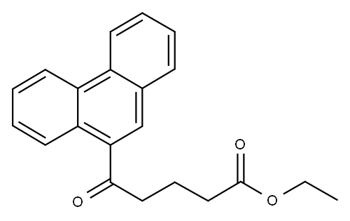 ETHYL 5-OXO-5-(9-PHENANTHRYL)VALERATE Structure