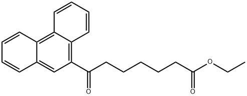 ETHYL 7-OXO-7-(9-PHENANTHRYL)HEPTANOATE Structure