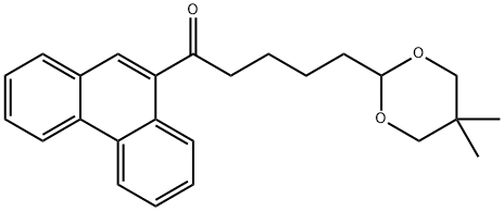 9-[5-(5,5-DIMETHYL-1,3-DIOXAN-2-YL)VALERYL]PHENANTHRENE Structure