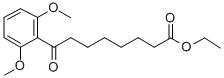ETHYL 8-(2,6-DIMETHOXYPHENYL)-8-OXOOCTANOATE Structure