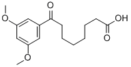 8-(3,5-DIMETHOXYPHENYL)-8-OXOOCTANOIC ACID Structure