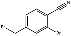 3-Bromo-4-cyanobenzyl bromide Structure