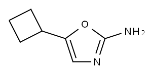 5-CYCLOBUTYL-1,3-OXAZOL-2-AMINE Structure