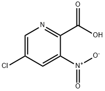 5-CHLORO-3-NITROPYRIDINE-2-CARBOXYLIC ACID Structure