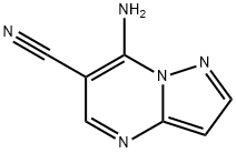 7-Aminopyrazolo[1,5-a]pyrimidine-6-carbonitrile Structure