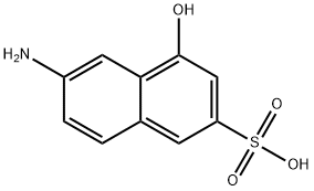 6-Amino-4-hydroxy-2-naphthalenesulfonic acid Structure