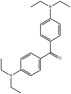 4,4'-Bis(diethylamino) benzophenone Structure