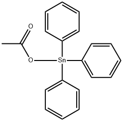 Triphenyltin acetate Structure