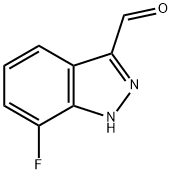 1H-Indazole-3-carboxaldehyde, 7-fluoro- Structure