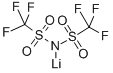 Lithium bis(trifluoromethanesulphonyl)imide Structure