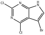 5-BroMo-2,4-dichloro-7H-pyrrolo[2,3-d]pyriMidine Structure