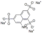 trisodium 8-aminonaphthalene-1,3,6-trisulphonate Structure
