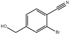 3-Bromo-4-cyanobenzyl alcohol Structure