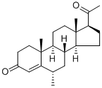 6 alpha-methylprogesterone Structure