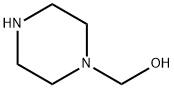 N-(HYDROXYMETHYL)PIPERAZINE Structure
