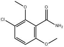 3-CHLORO-2,6-DIMETHOXYBENZAMIDE Structure