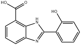 2-(2-HYDROXY-PHENYL)-3H-BENZOIMIDAZOLE-4-CARBOXYLIC ACID Structure