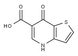 7-Hydroxy-thieno[3,2-b]pyridine- 6-carboxylic acid Structure