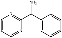 2-Pyrimidinemethanamine, -alpha--phenyl- (9CI) Structure