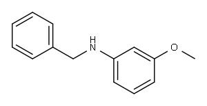 BENZYL-(3-METHOXY-PHENYL)-AMINE Structure