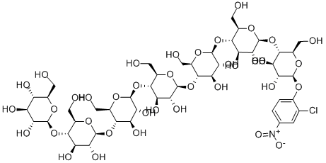 2-CHLORO-4-NITROPHENYL-BETA-D-MALTOHEPTAOSIDE Structure