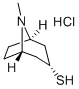 Tropine-3-thiol hydrochloride Structure